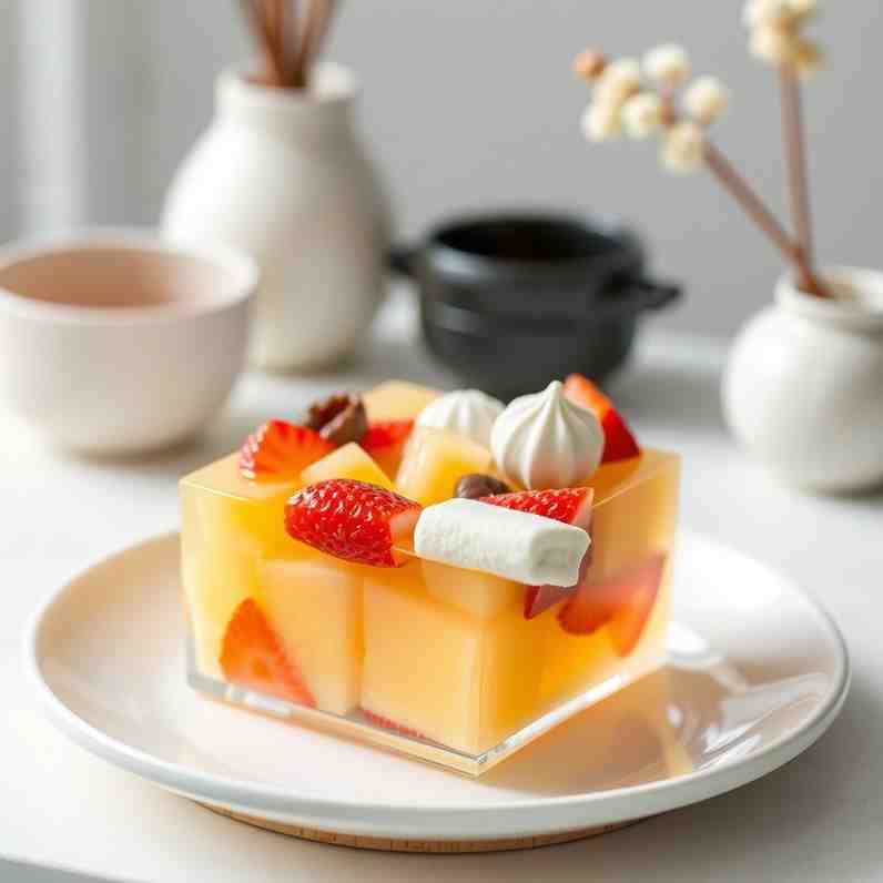 Easy Anmitsu Recipe - Make Japanese Jelly Dessert